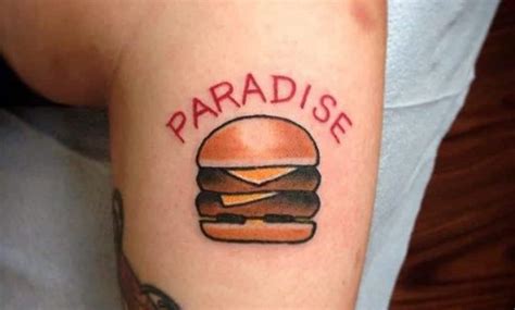 tatuajes de hamburguesas|Las 10 mejores ideas e inspiración sobre hamburguesa tattoo